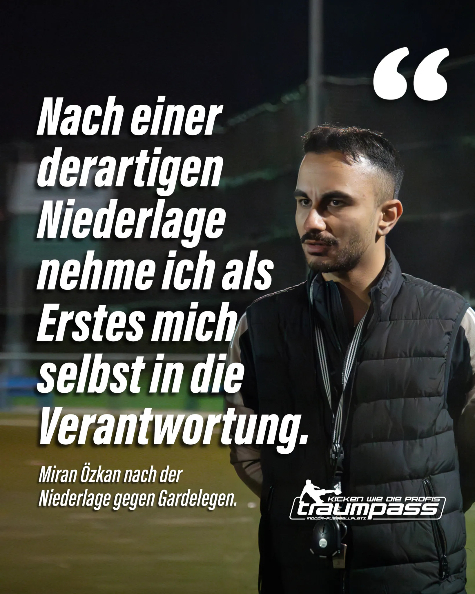 "Nach einer derartigen Niederlage..."